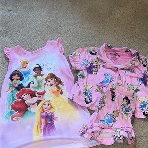 Disney Princess Pink Sleepwear Set
